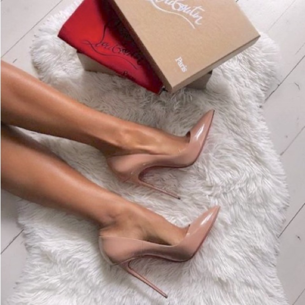 💔sold💔 Nude Christian Louboutin So Kate 120mm Size 37.5